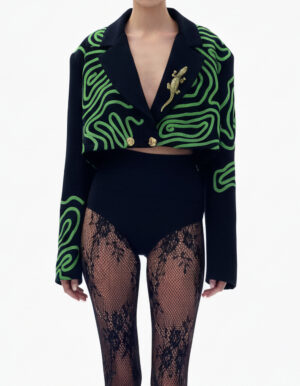 Uncharted Cropped Blazer